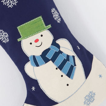 Personalised Snowman Stocking, 5 of 7