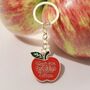 Teachers Boxed Appreciation Apple Keychain, thumbnail 6 of 6