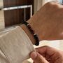 Agate And Tiger Eye Bead Bracelet, thumbnail 1 of 9