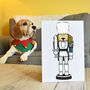 Beagle Nutcracker Christmas Card, thumbnail 1 of 3