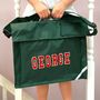 Personalised School Book Bag Assorted Colours, thumbnail 4 of 6