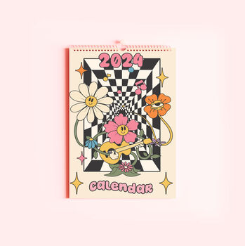 2024 Groovy Illustration Calendar, 2 of 8