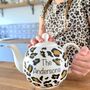 Personalised Leopard Print Teapot, thumbnail 1 of 4