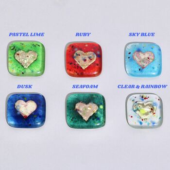 Handmade Glass Letterbox Keepsake Greeting Card Gift Pocket Token, 10 of 10