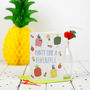 Party Like A Pineapple Birthday Card, thumbnail 2 of 3