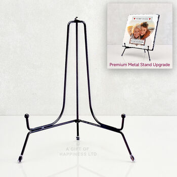 The Best Grandma Personalised Photo Slate Gift For Grandma, 5 of 6