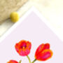 Tulipa Botanical Eco Print One Print = One Tree, thumbnail 3 of 6