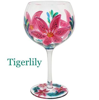 Hand Painted Gin Glass, 8 of 11
