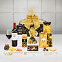 Yuletide Merriment Christmas Food Hamper With Red Wine, thumbnail 1 of 4