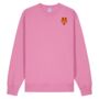 Unisex Organic Cotton Embroidered Fox Sweatshirt, thumbnail 6 of 12