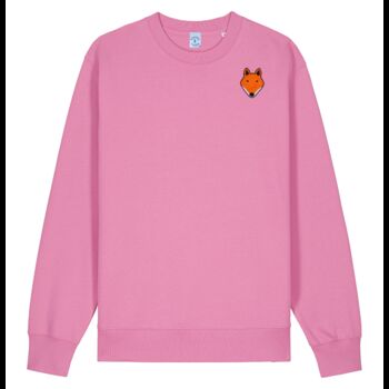 Unisex Organic Cotton Embroidered Fox Sweatshirt, 6 of 12