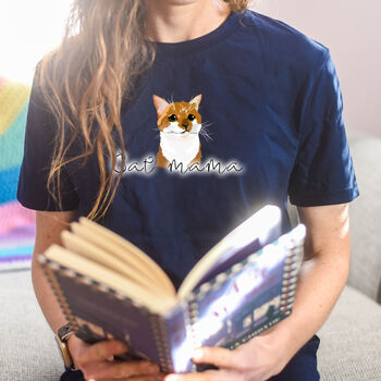 Cat Mum Personalised T Shirt Mother's Day Gift, 7 of 7
