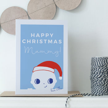 Personalised Mummy's First Christmas Card, 2 of 4