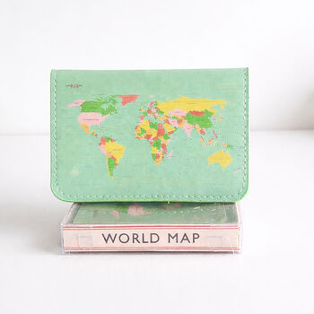 World Map Travel Card Holder, 2 of 3