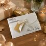Anniversary Personalised Gift Envelope With Optional Gift Scratchcard, thumbnail 1 of 4