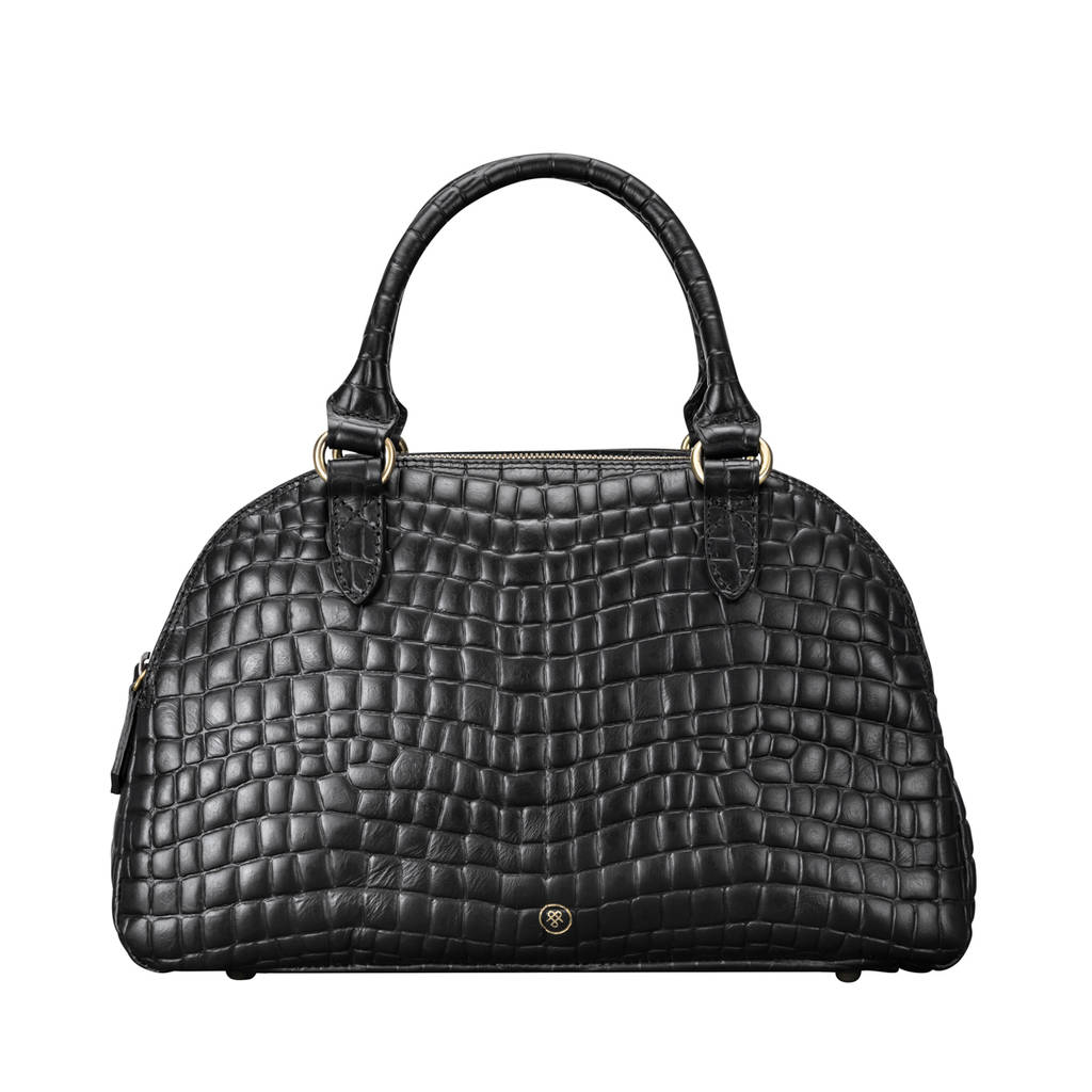 Download Mock Crocodile Leather Bowling Bag 'liliana S Croco' By ...