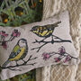 British Bird Print Herbal Sleep Pillow, thumbnail 2 of 4