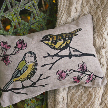 British Bird Print Herbal Sleep Pillow, 2 of 4