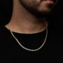 925 Sterling Silver Love Heart Chain Necklace For Men, thumbnail 2 of 12