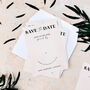 Personalised Save The Date Magnet Minimalist Cards, thumbnail 6 of 10