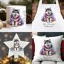 Personalised Husky In Christmas Lights, thumbnail 1 of 10