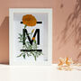 Personalised A To Z Flowers Alphabet Art Print, thumbnail 2 of 12