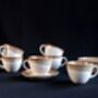 Mix And Match 12 Handmade Pottery Tea Cup Andsaucer Set, Porcelain Tableware Cup, thumbnail 10 of 12