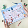 Personalised Christmas Activity Place Mat, thumbnail 6 of 7
