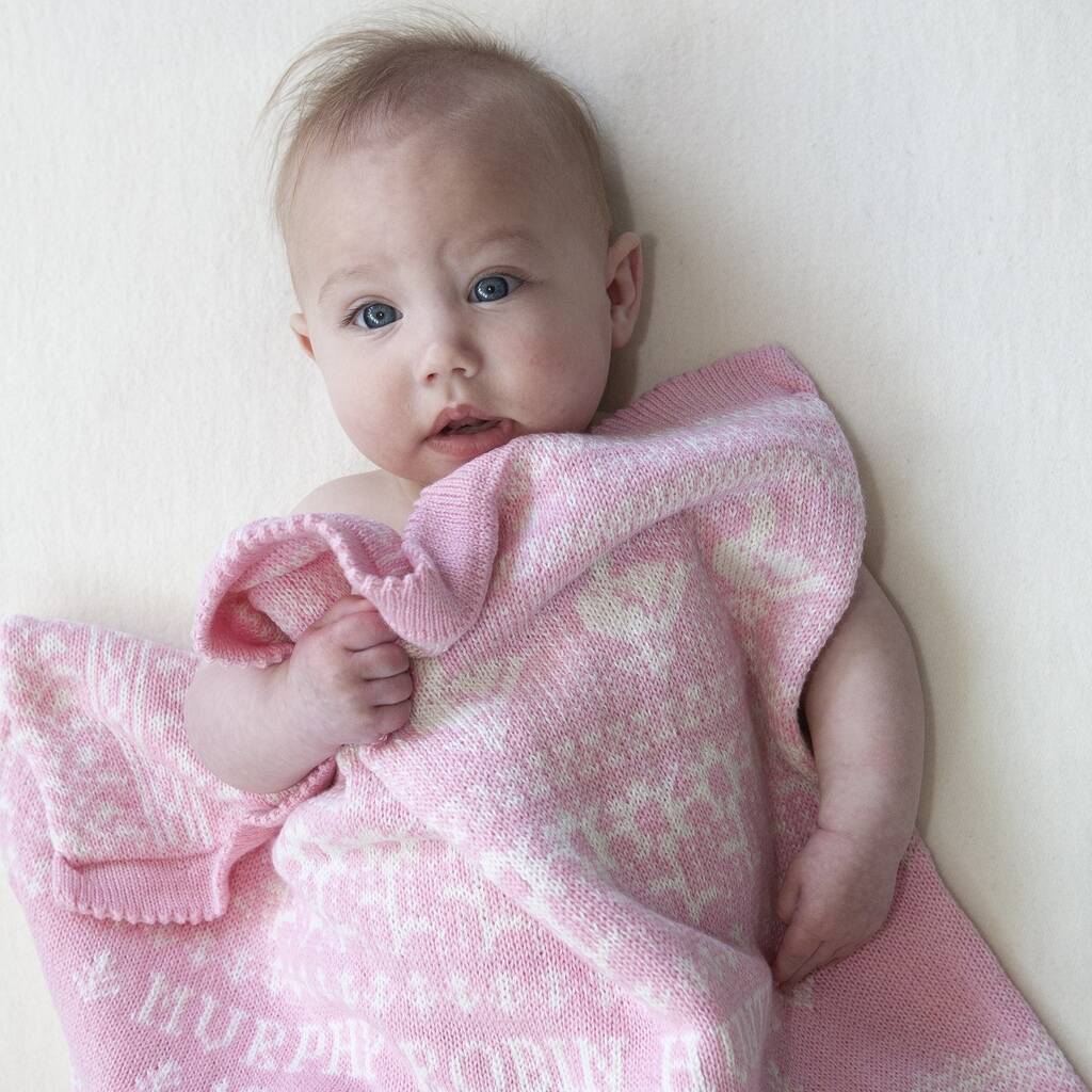 Waveney Cashmere Cotton Baby Blanket, 1 of 8