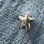 Starfish Stud Earrings Sterling Silver Sea Stars, thumbnail 5 of 5