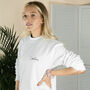 Embroidered 'Calm' Sweatshirt, thumbnail 3 of 7