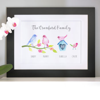 Personalised Birdie Family Art, 7 of 11