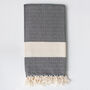 Nordic Handwoven Hammam Towel, thumbnail 6 of 9