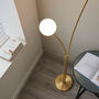 Opal Two Light Floor Lamp, thumbnail 5 of 5