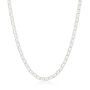 Men's Sterling Silver Flat Link Chain, thumbnail 3 of 8