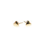 Heart Or Star Stud Earrings In 14ct Gold, thumbnail 2 of 6