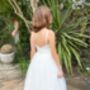 Fleur In Ivory ~ Junior Bridesmaid Dress, thumbnail 2 of 10