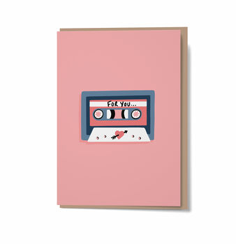 Mix Tape Greetings Card, 7 of 7