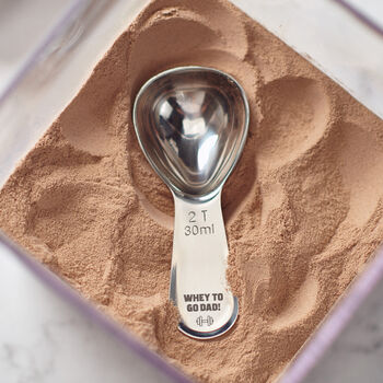 Personalised Metal Dad Protein Scoop, 2 of 6