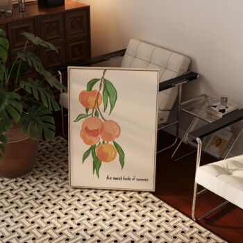 Peach Fruit Print, 3 of 6