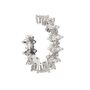 Rebecca Silver Crystal Ear Cuff, thumbnail 1 of 2