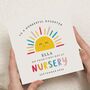First Day At Nursery Sun Card Daughter, thumbnail 1 of 7