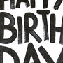 Happy Birthday Risograph Card, thumbnail 2 of 2
