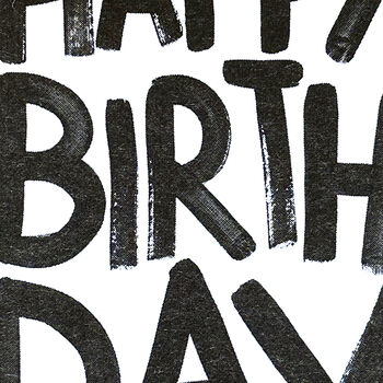 Happy Birthday Risograph Card, 2 of 2