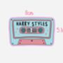 Harry Inspired Cassette Tape Sticker, thumbnail 2 of 2