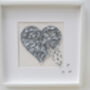 Butterfly Silver Wedding Anniversary Framed Print, thumbnail 4 of 6