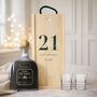 Personalised 21st Birthday Patrón Xo Cafe Coffee Tequila Gift Set With Shot Glasses, thumbnail 1 of 8