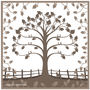 Personalised Wooden 3D Traditional Family Tree Wall Art, thumbnail 5 of 6
