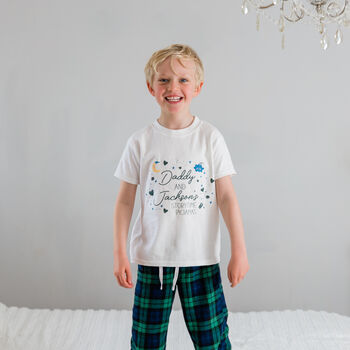 Personalised Daddy, Mummy, Child Bedtime Story Pyjamas, 8 of 8