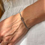 Personalised Knot Birthstone Bracelet, thumbnail 4 of 12